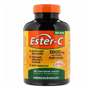 American Health Ester C with Citrus Bioflavonoids 1000 mg 180 Tablets VITAMIN C