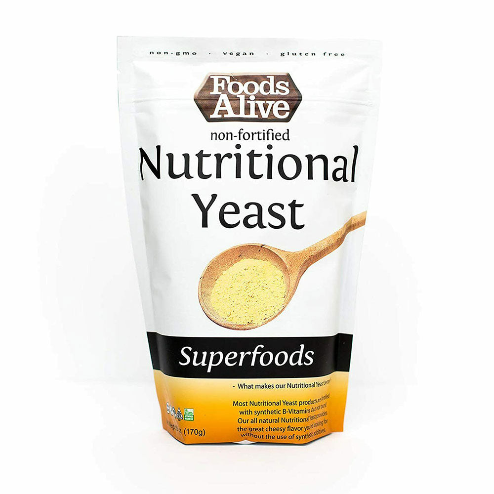 Nutritional Yeast Flakes Non-Fortified Fiber Based Protein Vegan Cheese Diet