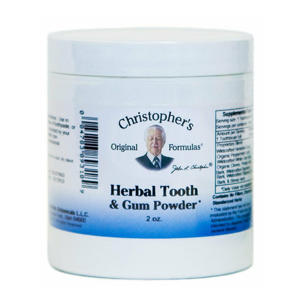 Dr. Christopher's Herbal Tooth & Gum Powder 2 oz Pwdr Exp.12/2025
