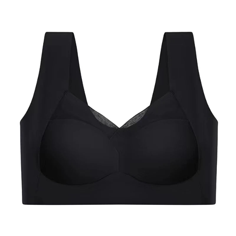 Seamless Women Bras Push Up Sports Brassiere Large Size Top Support Comfortable No Steel Ring Underwear Yoga Fitness Sleep Vest-usashopcenter.com