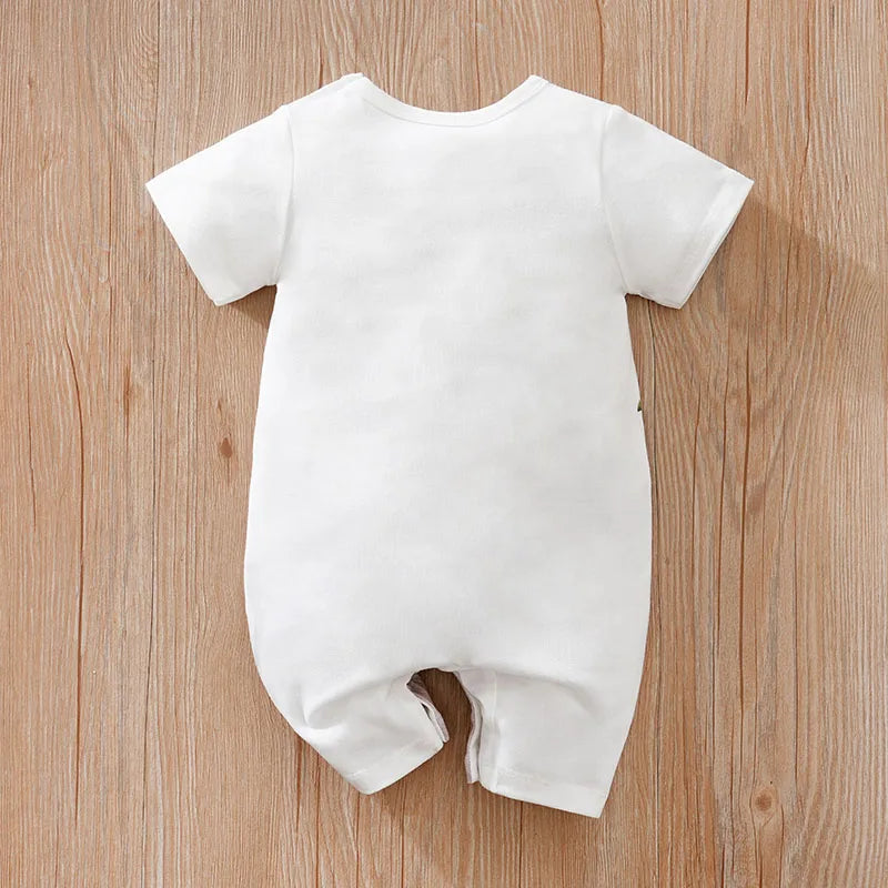 Comfortable Casual Short Sleeve Baby Bodysuit