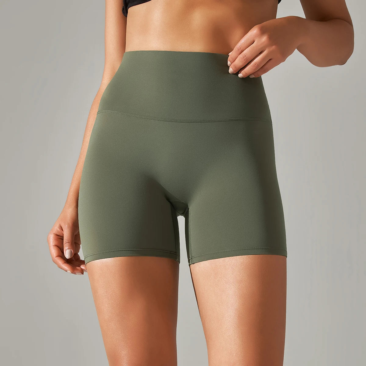 Yoga Shorts Women Fitness Shorts Running Cycling Shorts Breathable Sports Leggings High Waist Summer Workout Gym Shorts-usashopcenter.com