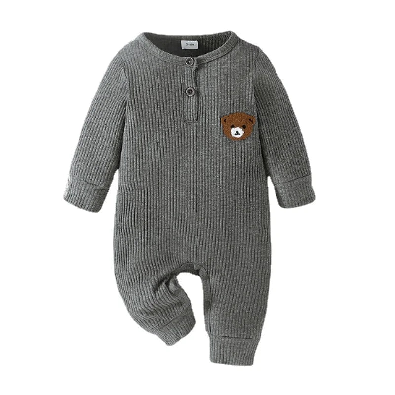 Baby Boy Long Sleeve Infant Romper Toddler Jumpsuit