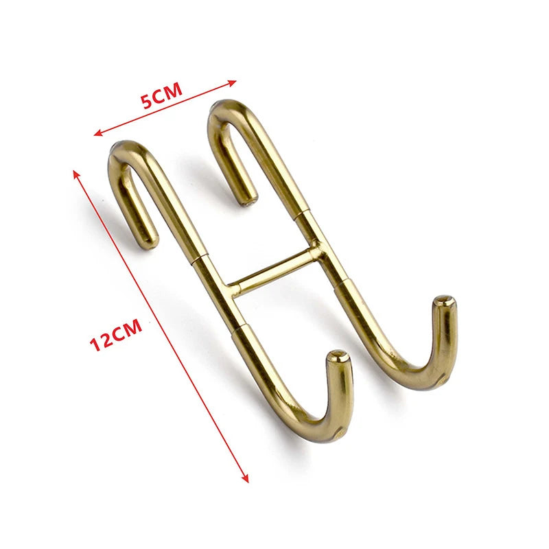 Stainless Steel Over Glass Door Shower Door Back Shower Towel Rack S-Shape Bathroom Bathrobe Hanger Holder Hooks