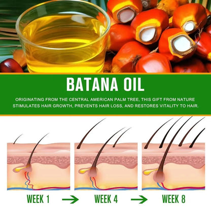 Raw Batana Oil for Hair Growth 100% Natural Can Prevent Hair Loss in Both Men and Women Increase Hair Thickness and Smoothness