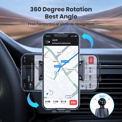 TOPK Universal Car Bracket Gravity Auto Phone Holder Car Air Vent Clip Mount Mobile Phone Holder Cell Phone Stand For All Phones