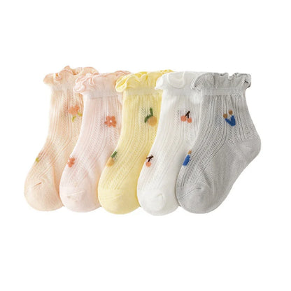 3Pair/lot New Newborn Baby Socks Summer Thin Casual Kids' Baby