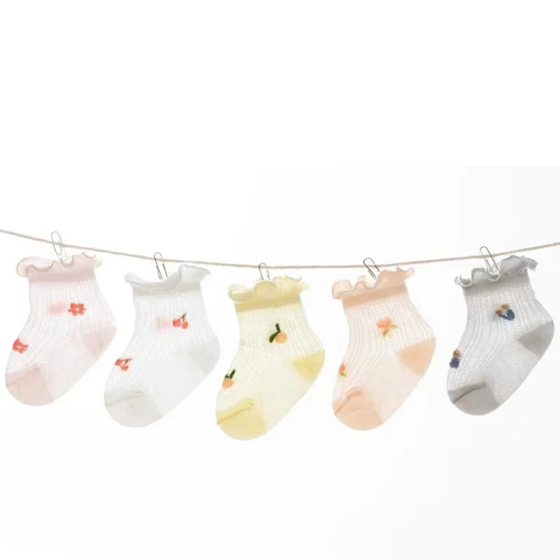 3Pair/lot New Newborn Baby Socks Summer Thin Casual Kids' Baby