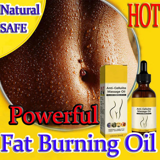 Slimming Oil Fat Burning Belly Loss Fat Lose Weight Slim Down Natural Plant Extracted Weight Lose Slimming Essential Oils