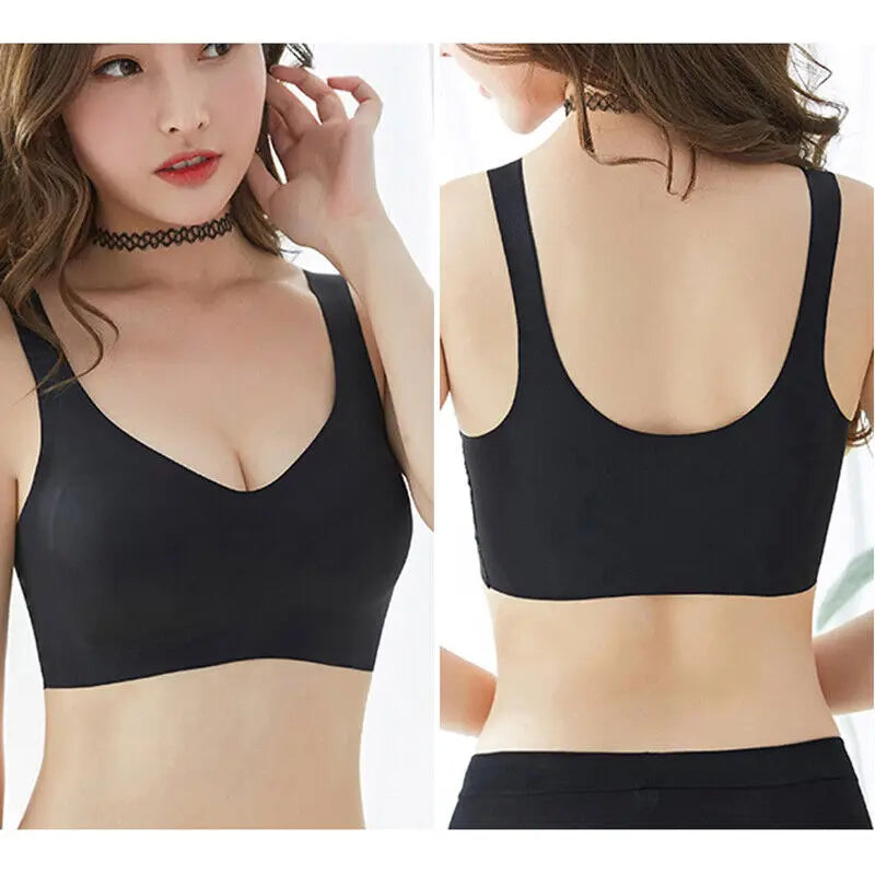 Women Seamless Ice Silk Bra