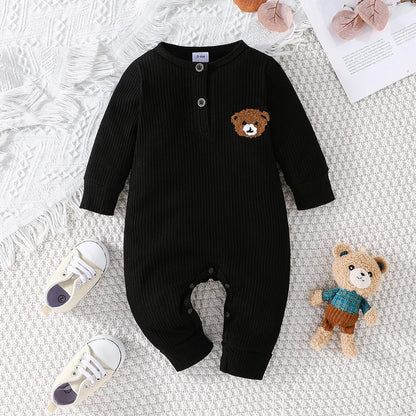 Baby Boy Long Sleeve Infant Romper Toddler Jumpsuit