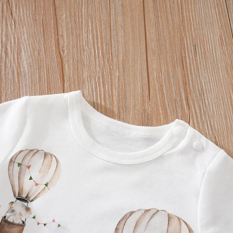 Comfortable Casual Short Sleeve Baby Bodysuit