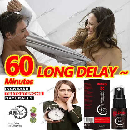 Male Penile Delay spray for External Use Long lasting 60 minutes Anti premature ejaculation Fast Erectile Product for Adults