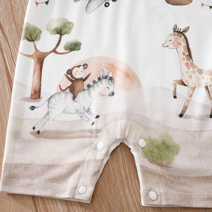 Comfortable Casual Short Sleeve Baby Bodysuit