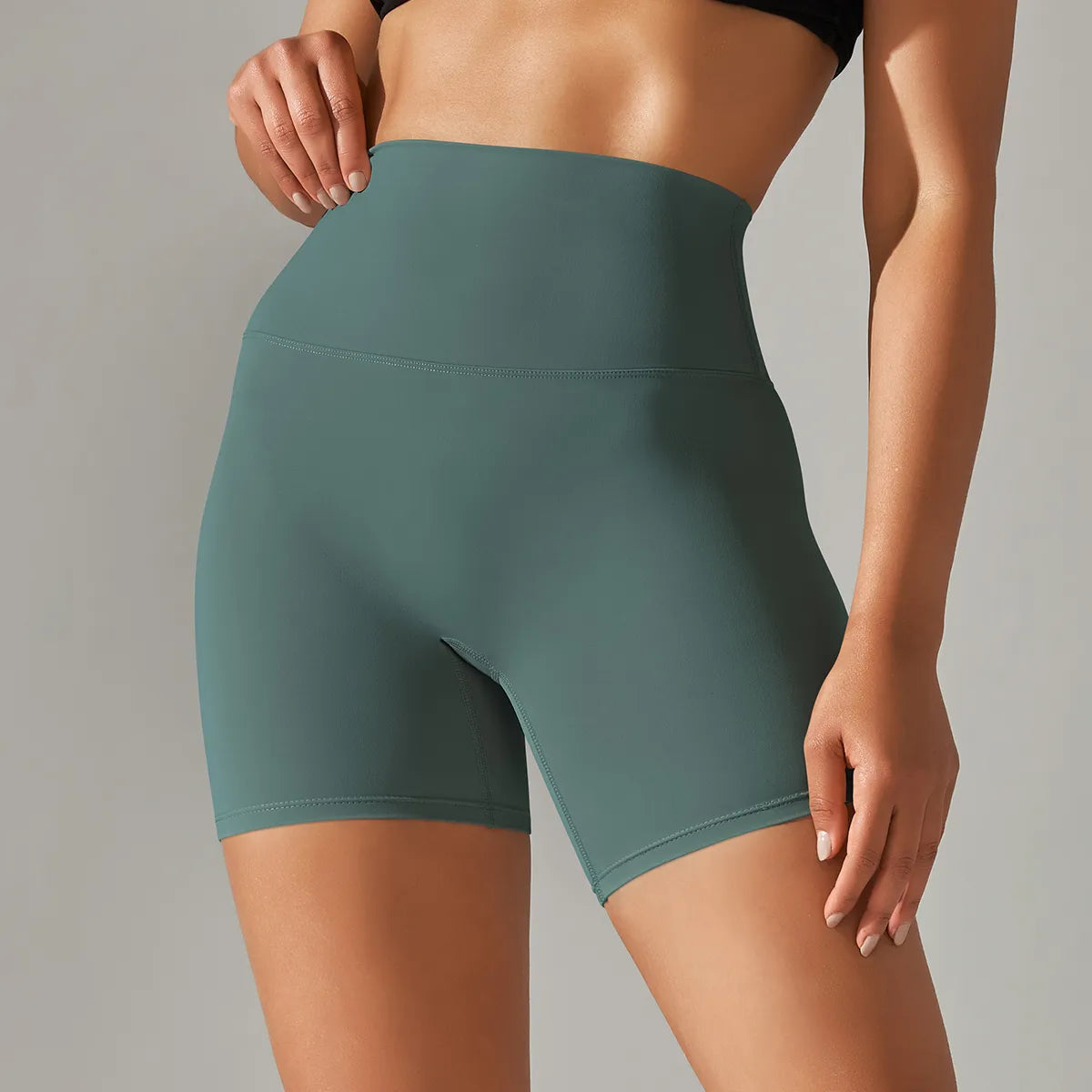 Yoga Shorts Women Fitness Shorts Running Cycling Shorts Breathable Sports Leggings High Waist Summer Workout Gym Shorts-usashopcenter.com