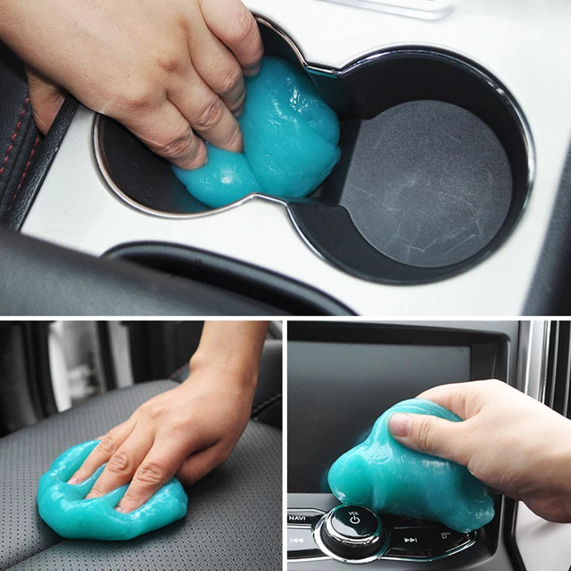 1Pc High Efficiency Dust Remove Gel Car Interior Clean Magic Mud Universal Household Keyboard Desk Cleaning Tool Car Accessories