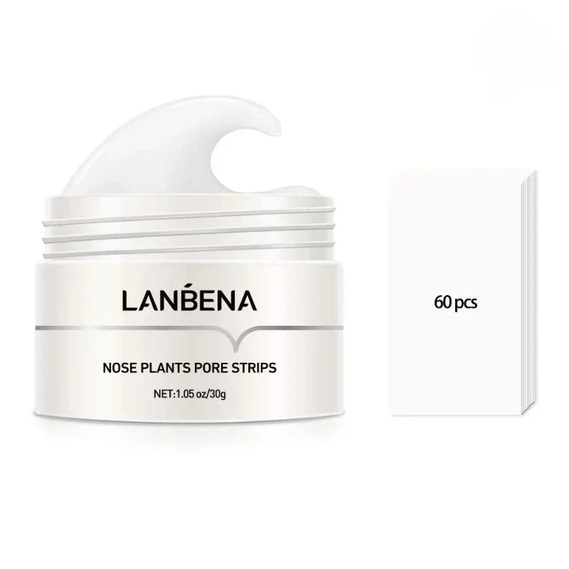 LANBENA Nose Blackhead Remove Mask Nose Strips Remove Blackheads Pores Black Dot Remover Acne Peel Mask Cleaning Patch Skin Care