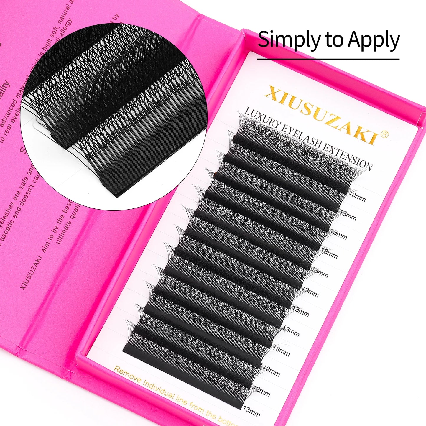 Soft Individual Volume False Lashes Beauty Makeup Tools