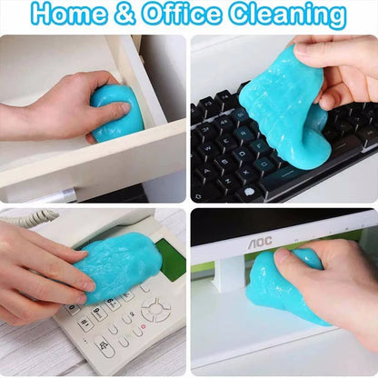 1Pc High Efficiency Dust Remove Gel Car Interior Clean Magic Mud Universal Household Keyboard Desk Cleaning Tool Car Accessories