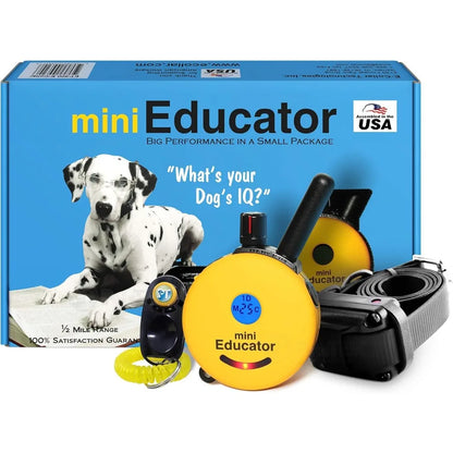 E-Collar - ET-300-1/2 Mile Remote Waterproof Trainer Mini Remote Training Collar - 100 Training Levels Plus Vibration