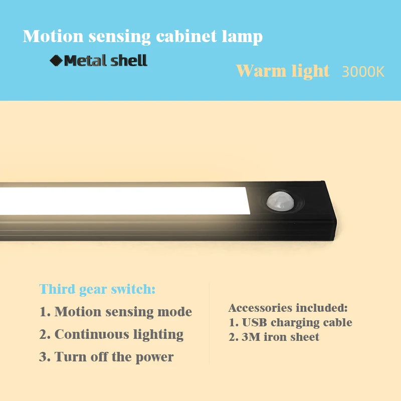 Under Cabinet Motion Sensor Closet Light