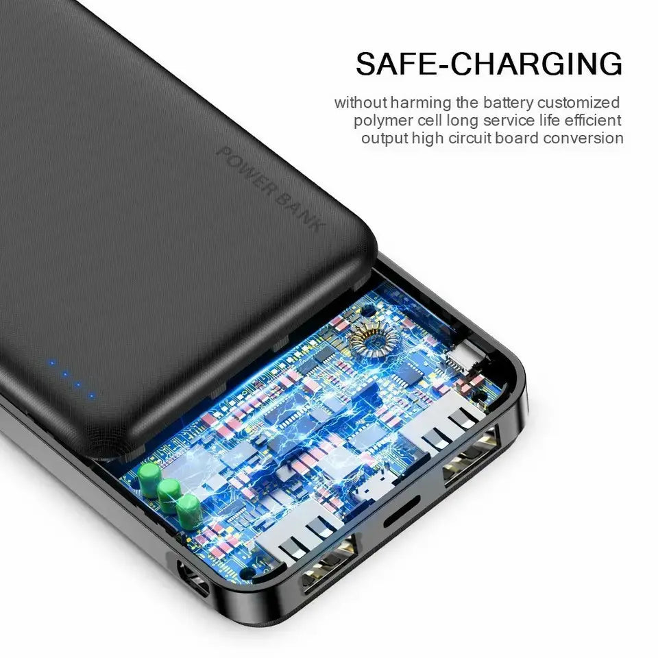 Baseus Portable Charger 10000mAh Power Bank Fast Charging Phone Charger Dual Output Battery Pack-usashopcenter.com