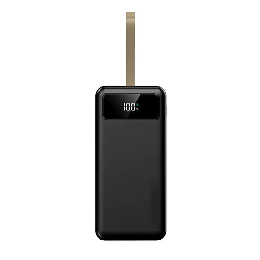 Baseus Portable Charger 30000mAh Power Bank Fast Charging Charger Dual Output Battery Pack, Black-usashopcenter.com