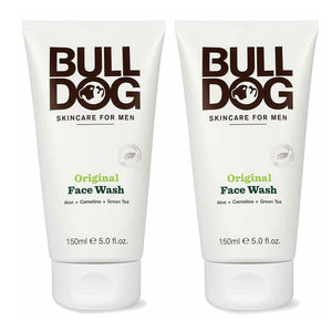 Bulldog Skincare and Grooming For Men Original Face Wash, Pack of 2, 5 Ounce