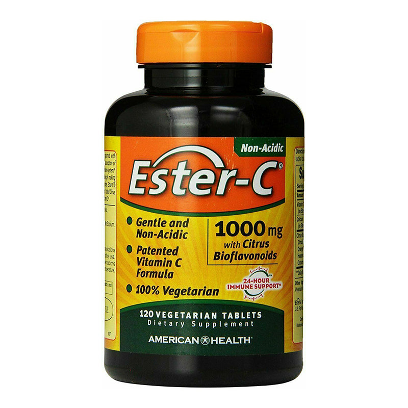 American Health 1000 Mg Ester-C with Citrus Bioflavonoids,120 Vegetarian Tablets