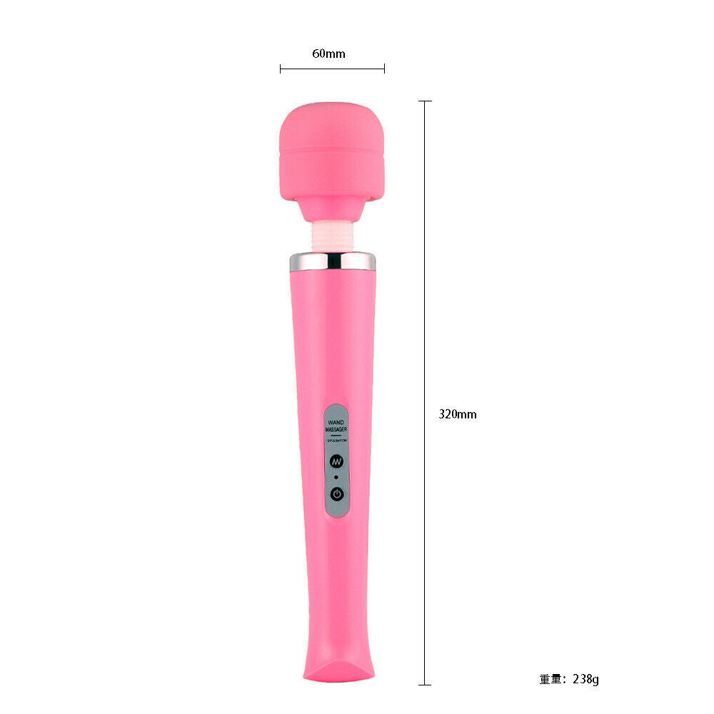 Handheld Massager Wand Vibrating Massage Magic Full Body Therapy Motor 20 Speed