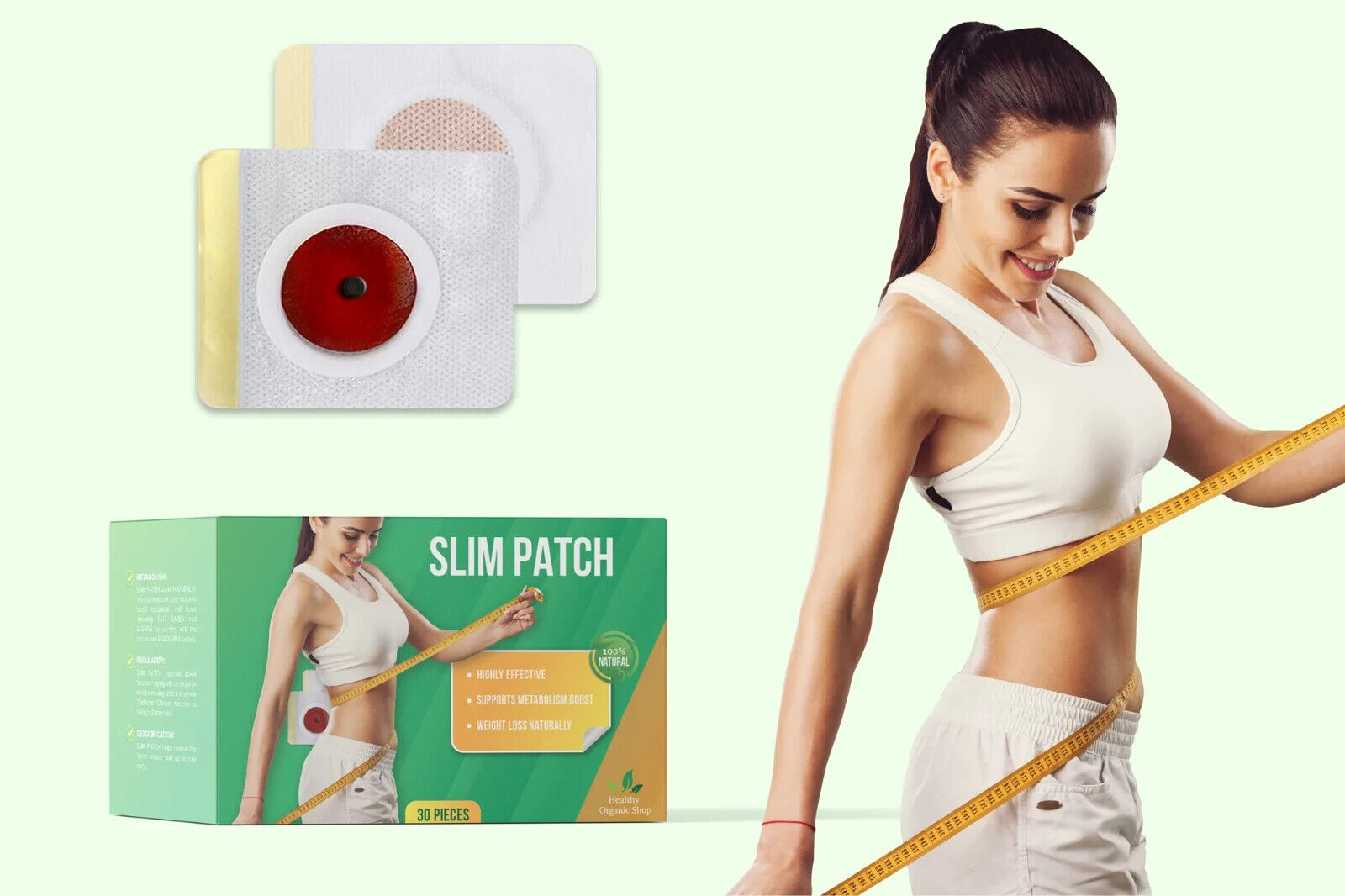 60PCS Slim Patch Weight Loss Slimming Diets Pads Detox Burn Fat Adhesive