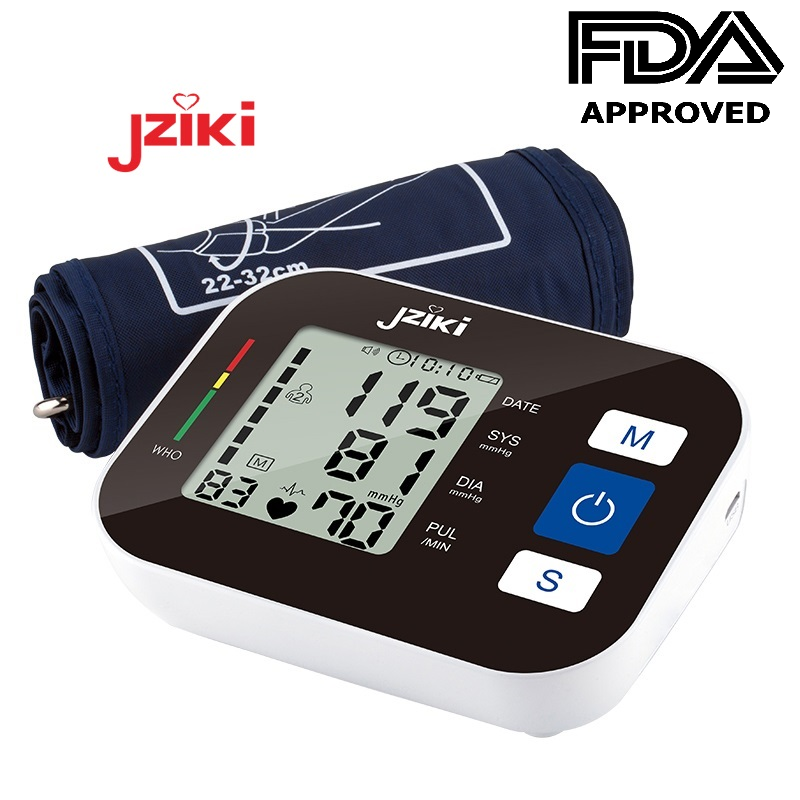 Automatic Arm Blood Pressure Monitor Digital BP Heart Rate Machine Model ZK-B876